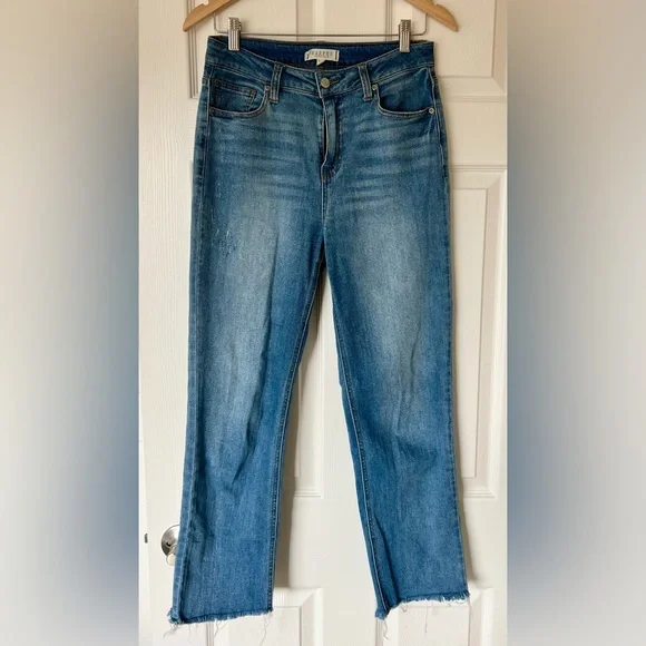 Harper Heritage High Rise Straight Cropped Jean - Picture 1 of 7